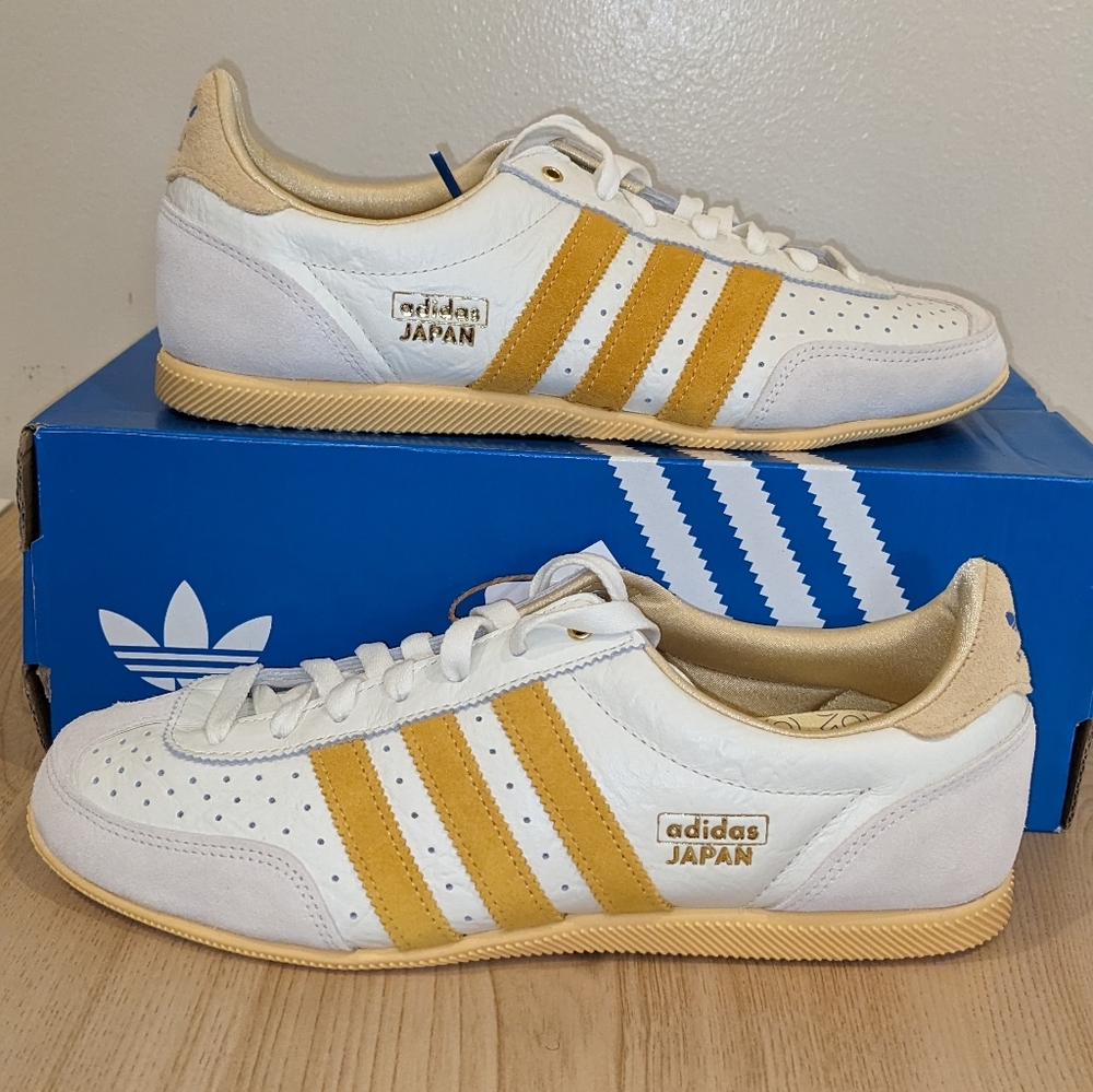 adidas Japan Off White Spark Yellow Cream Beige Women's‎ Sizes 6.5-9.5 IG2011